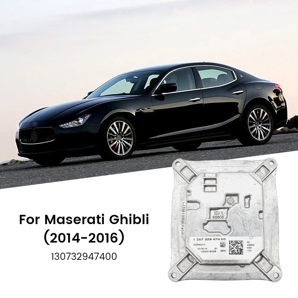 Headlight Ballast Control Module 130732947400 For Maserati Ghibli Sedan 2014-19 - Image 1 of 4