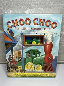 Vintage 1997 Choo Choo My Little Steam Train Pop-Up Village w/ Working Toy Train - Imagen 1 de 10