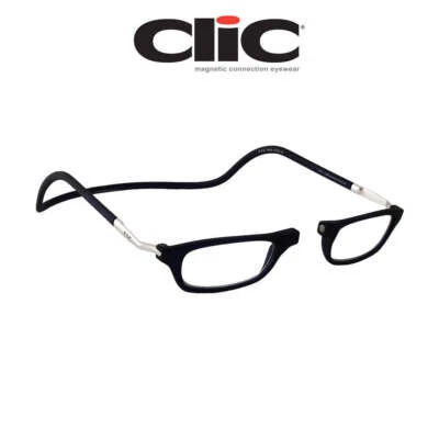 Reading Glasses Clic Frosted Black XL Hoya Lens 100% Authentic Clic Products - Image 1 of 4