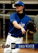 2005 Rancho Cucamonga Quakes Grandstand 1 Jered Weaver Simi Valley California CA