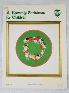 Needlework Designs Book A Heavenly Christmas for Children #524 Macon Epps 1981 - Picture 1 of 5