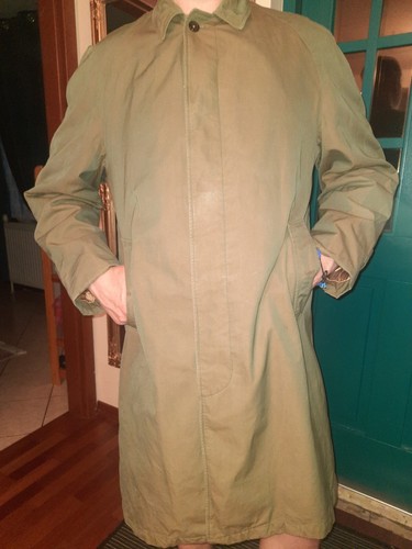 Burberrys Burberry E.R.Hughes Vintage Commander Cappotto Singolo Due Iridescenti RARO