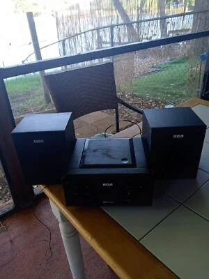 RCA RS2929B CD Music System Bluetooth No Remote or Power Cord *Works  - Image 1 of 4