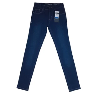 GUESS Girls' Jeans Low Rise Skinny Denim Pants Stretch Dark Blue, Size 10 - Picture 1 of 6