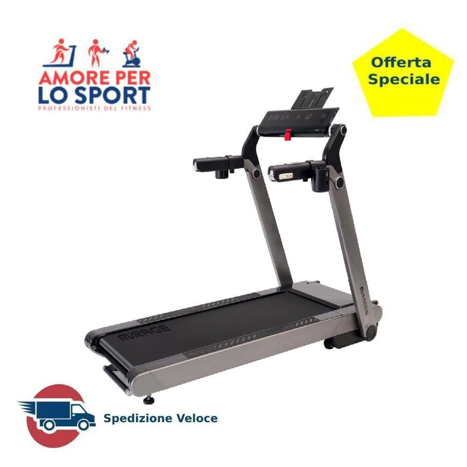 Mirage C80 Tapis Roulant TOORX salvaspazio HRC con Fascia Cardio Inclusa