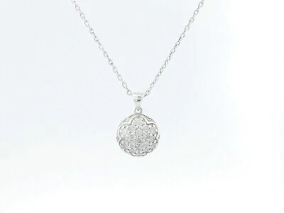 Tacori Silver & Diamond Pendant Necklace - Image 1 of 4