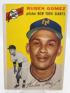 1954 Topps #220 Ruben Gomez RC Rookie NY Giants
