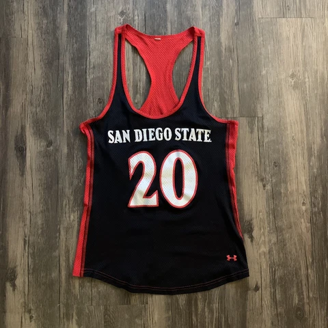 Under Amour SAN DIEGO STATE Womens Official JERSEY Adult Size Medium #20 Singlet Cover
