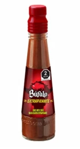 3 BUFALO SALSA CLASICA EXTRA PICANTE  150g (5.29 Oz) Each Bottle - Picture 1 of 2