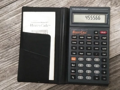 Construction Master IV HEAVY-CALC  Calculator Model # 4315 Calculated Industries - Image 1 of 4