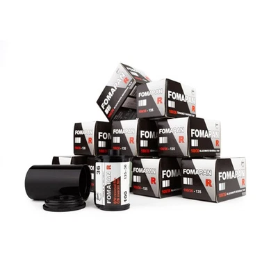 10x Fomapan 100 R 135-36 S/W B/W Diafilm Dia Película En Blanco Y Negro 35mm - Imagen 1 de 2