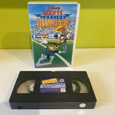 Disney – Goofys Lustige Olympiade Doppel-Hologramm VHS 4118/25 Neuzustand - Bild 1 von 2