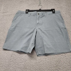 NWT Member's Mark Shorts Men's Size 40 Everyday Flat Front Twill Gray Chino - Picture 1 of 12