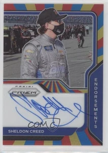 Panini Prizm Endorsements Rainbow 2021/24 Sheldon Creed #E-SC Rookie Auto RC - Imagen 1 de 3