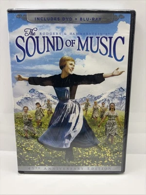 The Sound of Music (Blu-ray/DVD, 2010, 3-Disc Set, 45th Anniversary) New& Sealed - Image 1 of 3