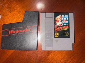 Super Mario Bros NES 5-Screw Cartridge w/ Sleeve Tested Original Owner Works