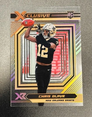 2022 Panini XR CHRIS OLAVE X-Clusive Rookie RC #XC-24 Saints SSP Case Hit - Image 1 of 2