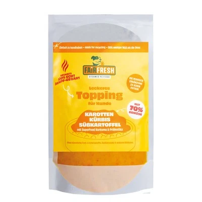 Topper für Hundefutter - Fair&Fresh Toppings - aus Gemüse oder Obst - fettarm - Bild 1 von 4