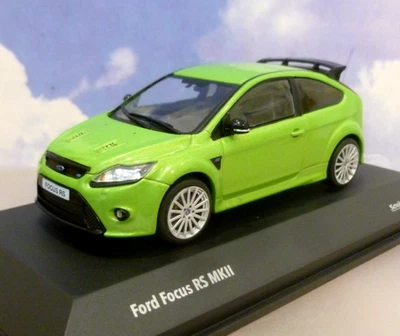 SOLIDO 1/43 DIECAST 2010 FORD FOCUS RS MK2 MKII ULTIMATE GREEN METALLIC S4314901 - Image 1 of 3