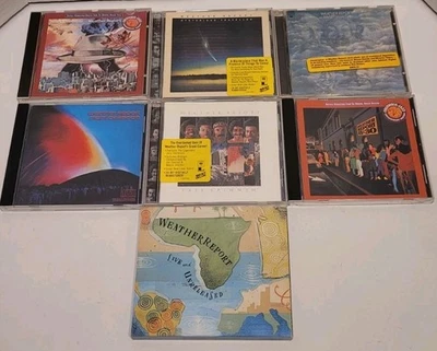 Weather Report: 7 CD Lot ~ Various Jazz Album Titles See Description VGC  Foto 1 de 4