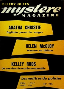 Ellery Queen Mystere Magazine July 1965 Agatha Christie Kelley Roos Helen McCloy - Picture 1 of 2