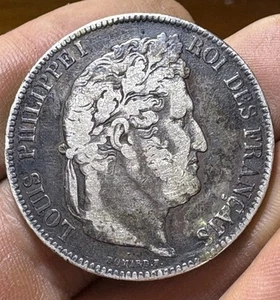 Monnaie 5 Francs Argent Louis Philippe 1840 K Bordeaux - Imagen 1 de 2