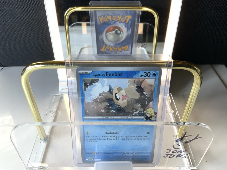 Cynthia's Feebas 052/182 Reverse Holo SV10: Destined Rivals Pokemon TCG - Image 1 of 1