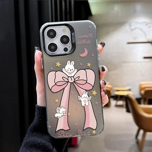 Case For Various Phone Bowknot Rabbit ShockProof Phone Cover Back Hot Women Girl - Picture 1 of 5