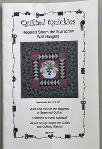 Heeere's Scram the Scarecrow Wallhanging Pattern Quilted Quickies QQ-W3007 - Picture 1 of 4