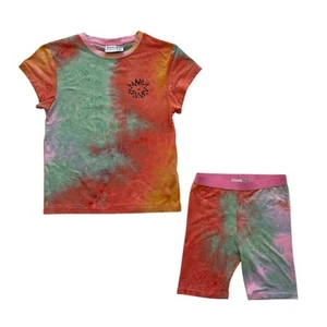 Minti Gelato Tie Dye Tee and Shorts Outfit Size 7 - Picture 1 of 6