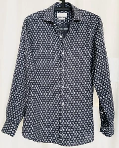 Massimo Dutti Leinen Hemd Shirt Herren Gr. S / 37 - 38 Blau - Imagen 1 de 6