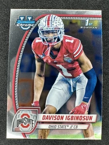 Davison Igbinosun 2024 Bowman University Chrome #54 - Picture 1 of 2