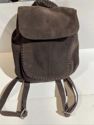 Polo Ralph Lauren Brown Suede Backpack Bag - Image 1 of 4