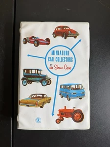 VINTAGE 1966 MINIATUR AUTO SAMMLER 12 AUTOKOFFER MATTEL INKL. SPIELZEUGMACHER LEER - Bild 1 von 4