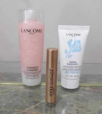 Lancome Tonique Confort 4.2 oz + Creme Radiance 1.7 oz + Idole Mascara Sample - Image 1 of 4