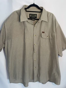 Sportsman’s Warehouse 2XL Short Sleeve Shirt Button-Up Hunting Padded Shoulder - Picture 1 of 15
