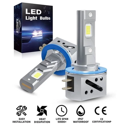 FOR KIA SEDONA H11B LED Headlight Bulb High Low Beam Light Conversion 360000LM - Image 1 of 4