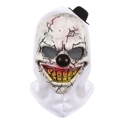 Clown Costume Mask With Breathable Materials Horror Themed Latex Headgear - Image 1 of 4