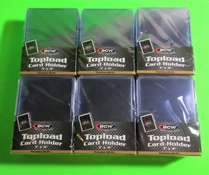 150 TOPLOAD CARD HOLDERS, PREMIUM 20 PT., FOR TRADING CARDS, 3 X 4 RIGID PLASTIC - Picture 1 of 3