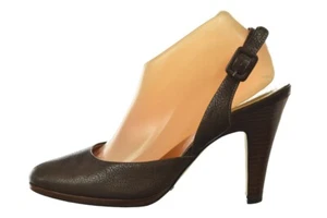 Zapatos para mujer Cole Haan talla 9,5 bronce marrón cuero metálico tacones con cordones - Imagen 1 de 6