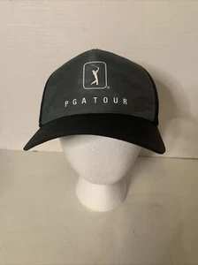Nuevo sombrero de golf de malla PGA Tour Pro Series - negro pato verde camuflaje sombrero de camionero - Imagen 1 de 3