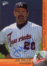 2005 Asheville Tourists JOE MIKULIK Signed Card autograph AUTO ROCKIES ASTROS