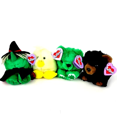 PUFFKINS Lot of 4 Plush w Tags Vintage BENNY HAZEL PEEPS PATRICK 90s NWT New - Image 1 of 4