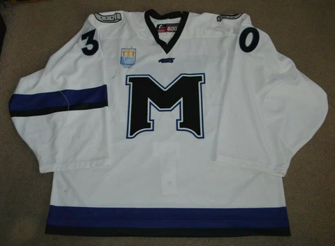 Josh Robinson Missouri Mavericks Game Worn Used Goalie Jersey + Socks ECHL Cover