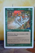 1 x trip wire from english portal three kingdoms p3k mtg Magic the Gathering