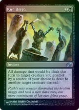 Kor Dirge - Foil New MTG Planar Chaos Magic 2B3
