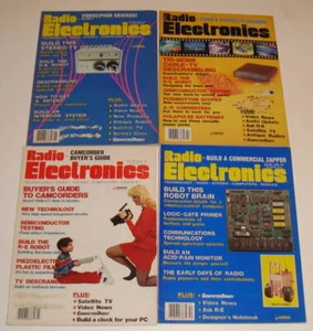 Radio Electronics Magazines, a Lot of Four Months: Jan, Feb, Mar, Apr, 1987 - Bild 1 von 5