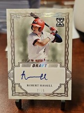 2020 Leaf Ultimate Draft Silver Spectrum #BARH1 Robert Hassell #7/15