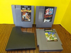 NES SUPER MARIO BROS. BATTLE CHESS TMNT Bundle Pins Polished Working ~FAST S/H