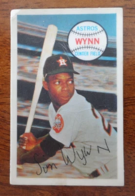 1970 KELLOGGS BASEBALL #9 JIM WYNN VG CRACK A2477 - Image 1 of 2